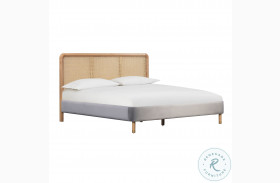 Kavali Grey Full Upholstered Panel Bed