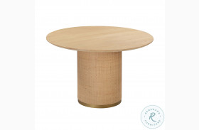 Akiba Natural 49" Round Dining Table