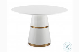 Rosa White Round Dining Table