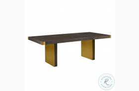 Selena Chocolate Brown Ash Dining Table by Inspire Me Home Decor