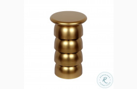 Sasha Gold Side Table By Inspire Me Home Decor