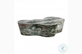 Slab Grey And Blush Faux Marble Coffee Table