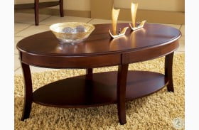 Troy Medium Brown Cherry Cocktail Table