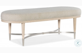 Nouveau Chic Oslo Beige Upholstered Bench
