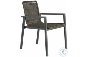 Coastal Living Panama Carbon and Brindle Outdoor Dining Chair