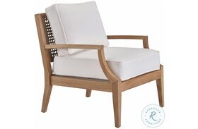 Coastal Living Chesapeake Canvas Natural Outdoor Lounge Chair