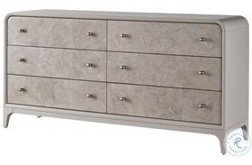 Tranquility Immersion Moonstone And Madrona Burl 6 Drawer Dresser