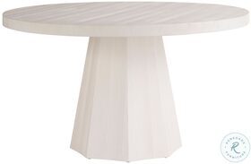 Weekender White Sand Extendable Mackinaw Round Dining Table