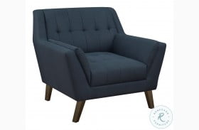 Browning Navy Peacock Chair