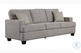 Daugherty Classic Gray 86" Sofa