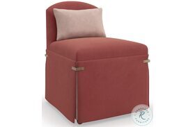 Bustle Caracole Upholstery Dusty Rose Accent Chair