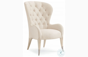 Inside Story creme Wingback Chair