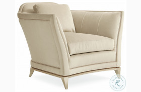 Bend The Rules Sumptuous Buff Curved Club Chair