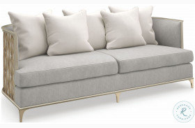 Back In Style Silver Sofa
