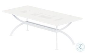 Valentino White Outdoor Extendable Dining Table