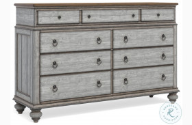 Plymouth Distressed Gray Wash Dresser
