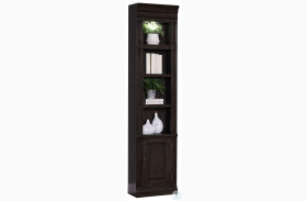 Washington Heights Washed Charcoal 22" Open Top Bookcase