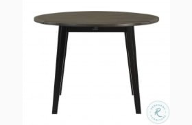 Kelley Charcoal 42" Round Extendable Dining Table