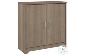 Cabot Ash Gray Small Storage Cabinet with Doors