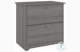 Cabot Modern Gray 2 Drawer Lateral File Cabinet