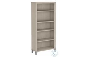 Somerset Sand Oak Tall 5 Shelf Bookcase