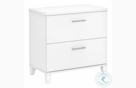 Somerset White 2 Drawer Lateral File Cabinet