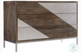 Logan Square Sable Brown And Grey Mist Drawer Chest
