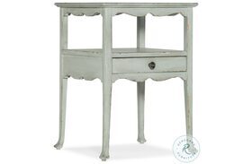 Charleston Haint Blue 1 Drawer Accent Table