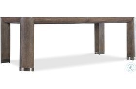 Modern Mood Dark Brown Leg Extendable Dining Table