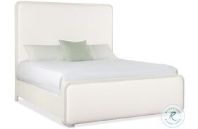 Ashore Beige Upholstered Panel Bed