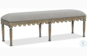 Boheme Grey And Antique Milk Paint Madera Bed Bench