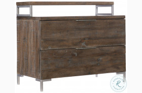Logan Square Sable Brown And Grey Mist 2 Drawer Nightstand