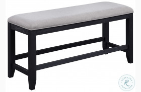 Yves Gray Counter Height Bench
