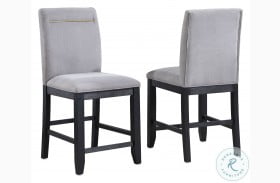 Yves Gray Counter Height Stool Set Of 2