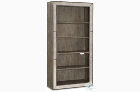 Rustic Glam Light Wood Bookcase