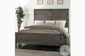 Storehouse Gray Panel Bed