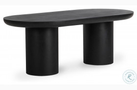 Rocca Black 83" Dining Table