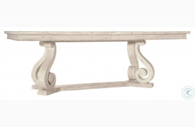 Mirabelle Cotton Rectangular Extendable Dining Table
