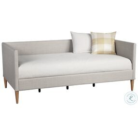 Britney Light Gray Linen Twin Day Bed