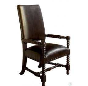 Kingstown Rich Tamarind Edwards Leather Arm Chair