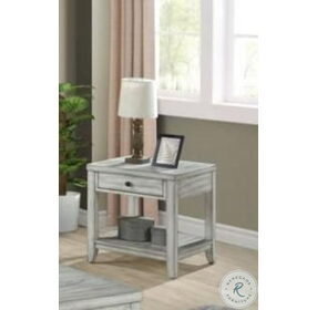 Summer Winds Sea Gull Gray End Table