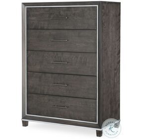 Counterpoint Satin Smoke Drawer Chest