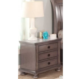 Allegra Youth Pewter Youth Nightstand