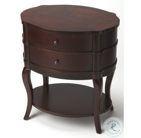 Cherry Jarvis Oval Side Table
