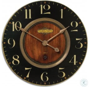 Alexandre Brass Small Wall Clock