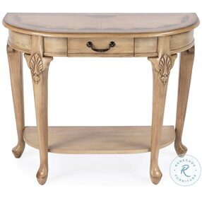Kimball Antique Beige Console Table