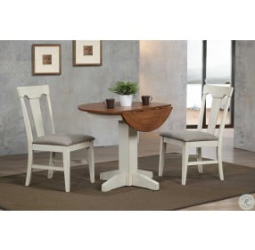 Choices Antique White 20" Extendable Dining Room Set