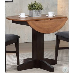 Choices Black Oak 20" Extendable Dining Table