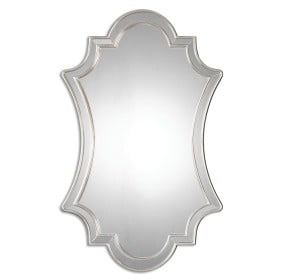 Elara Lightly Antique Silver Leaf Mirror