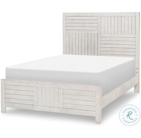 Summer Camp Stone Path White Full Panel Bed